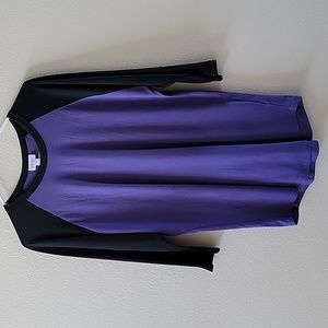 LuLaRoe Purple and Black Randy. Size: XL